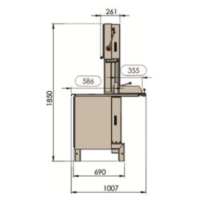 TES-400 Et ve Kemik Testeresi